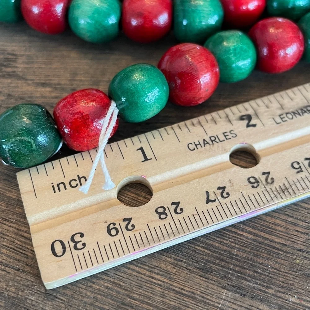 Wooden Bead Garland 9’